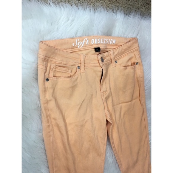 Soft Obsession Peach Jeggings - Picture 5 of 6